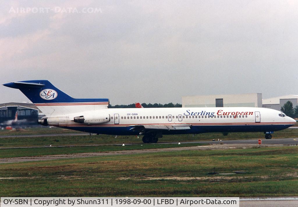 OY-SBN, 1981 Boeing 727-2B7 C/N 22163, Taxiing for departure...