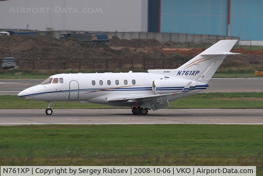 N761XP, 2006 Raytheon Hawker 850XP C/N 258761, at VKO