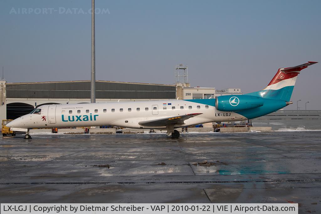 LX-LGJ, 2001 Embraer EMB-145LU (ERJ-145LU) C/N 145395, Luxair Embraer 145