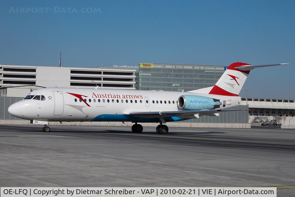 OE-LFQ, 1996 Fokker 70 (F-28-0070) C/N 11568, Austrian Arrows Fokker 70