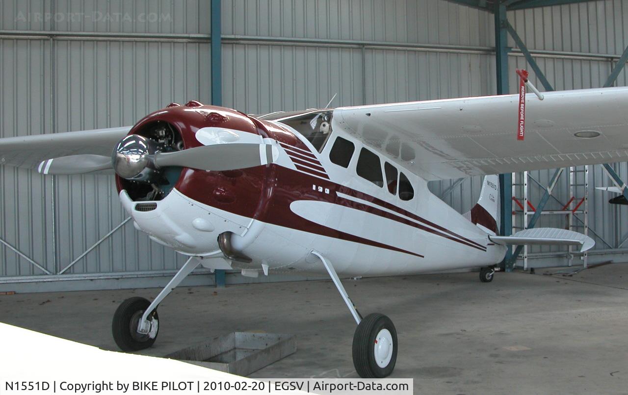 N1551D, 1952 Cessna 190 C/N 7773, SMART CESSNA 190