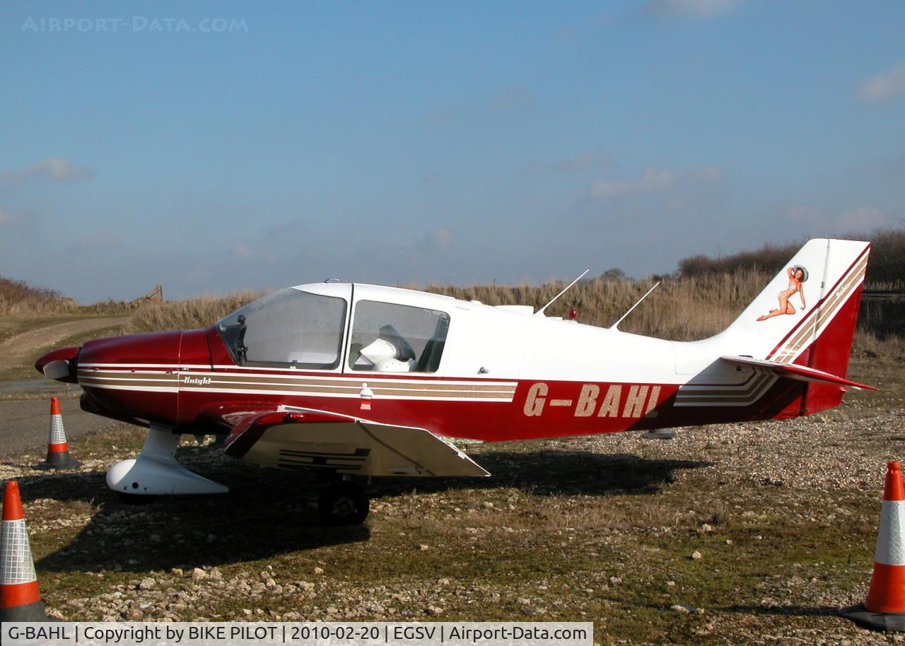 G-BAHL, 1972 Robin DR-400-160 Chevalier C/N 704, PARKED NEXT TO THE HANGER