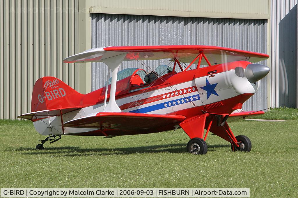 G-BIRD, 1978 Pitts S-1D Special C/N 707H, Pitts S-1D Special at Fishburn Airfield, UK in 2006.