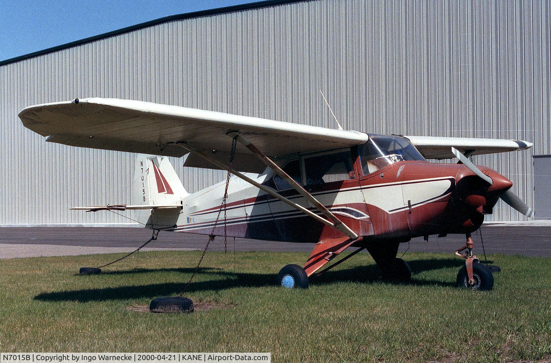 N7015B, 1956 Piper PA-22-150 C/N 22-4266, Piper PA-22-150 Tri-Pacer at Anoka County Airport, Blaine MN