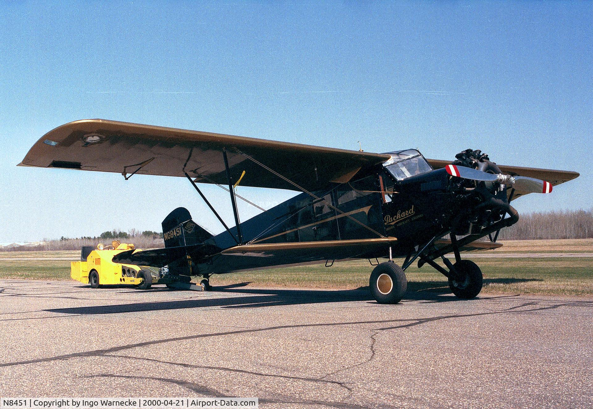 N8451, 1929 Buhl CA-3E C/N 57, Buhl CA-3E Airsedan at the Golden Wings Flying Museum, Blaine MN