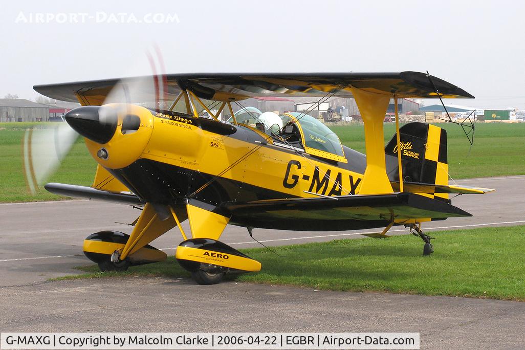G-MAXG, 2001 Pitts S-1S Special C/N PFA 009-13233, Pitts S-1S Special at the 2006 John McLean Trophy aerobatics competition, Breighton Airfield.