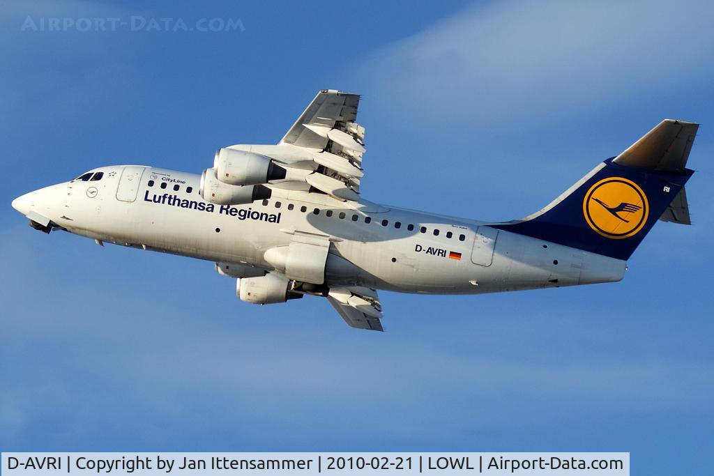 D-AVRI, 1995 British Aerospace Avro 146-RJ85 C/N E.2270, LH Cityline