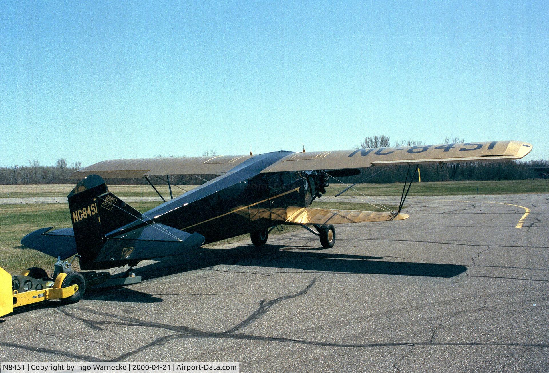 N8451, 1929 Buhl CA-3E C/N 57, Buhl CA-3E Airsedan at the Golden Wings Flying Museum, Blaine MN
