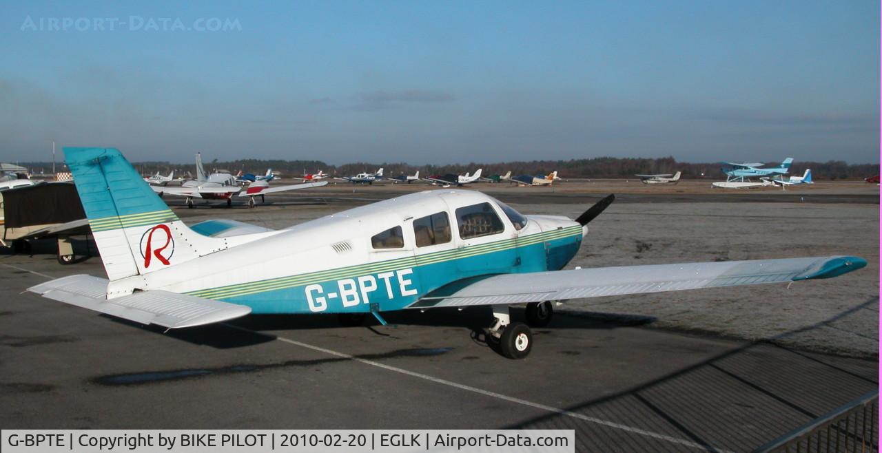 G-BPTE, 1976 Piper PA-28-181 Cherokee Archer II C/N 28-7690178, COVERED IN EARLY MORNING FROST