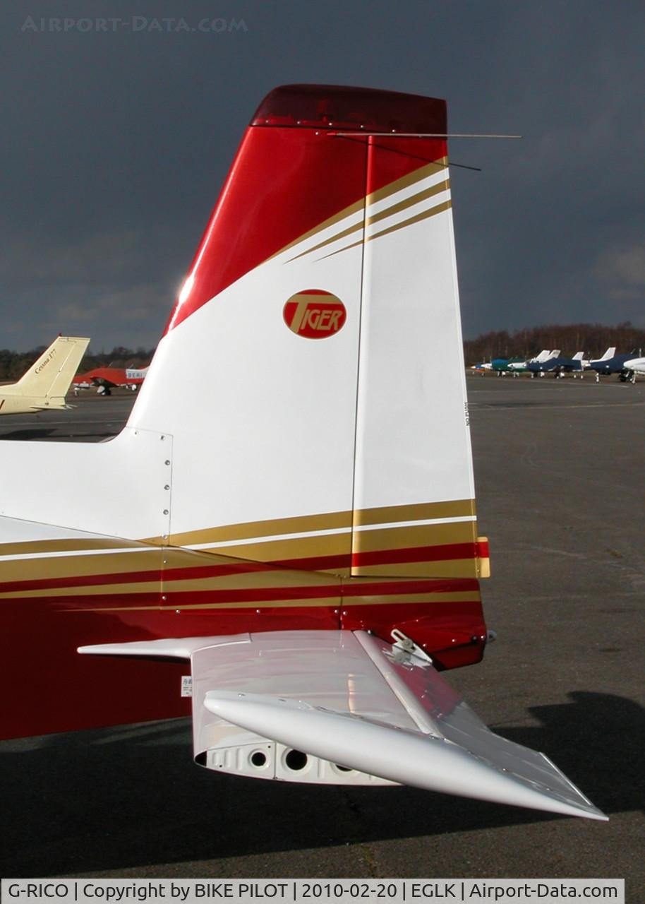 G-RICO, 1993 American General AG-5B Tiger C/N 10162, TAIL FEATHERS