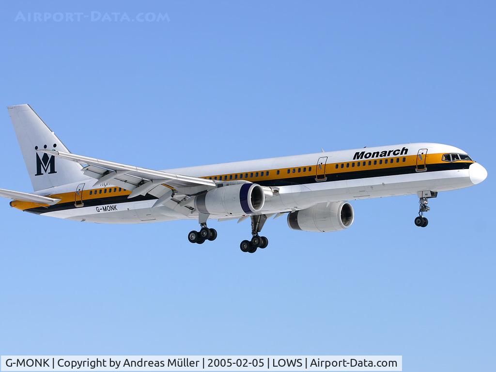 G-MONK, 1988 Boeing 757-2T7 C/N 24105, Classic livery.