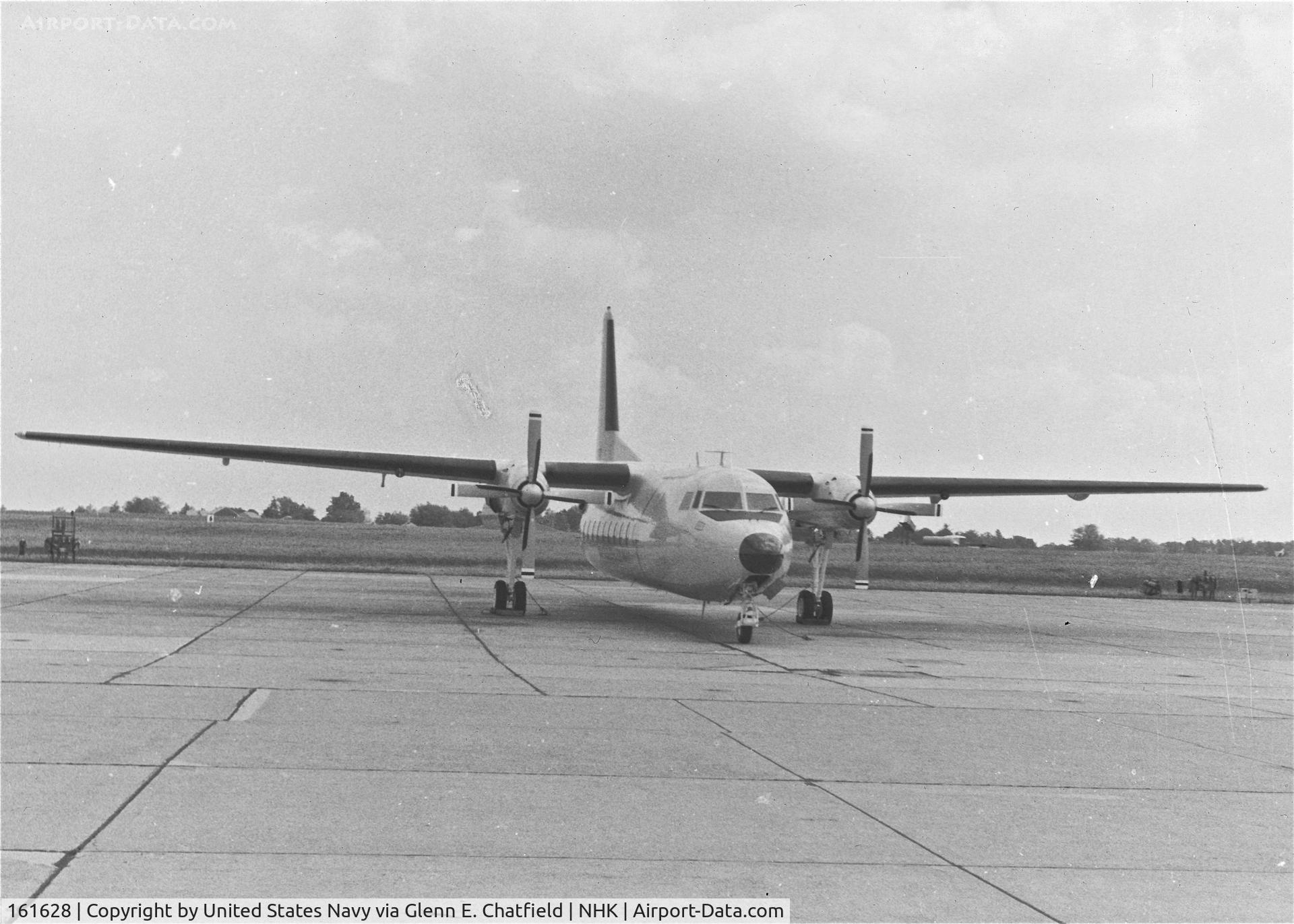 161628, 1959 Fairchild UC-27 (F-27F) C/N 33, The one and only UC-27A in Navy service. As a Controller, I talked to this plane on 7/16/81 and then wrote the Navy about it. They sent me this photo.  It was with the Naval Air Development Center