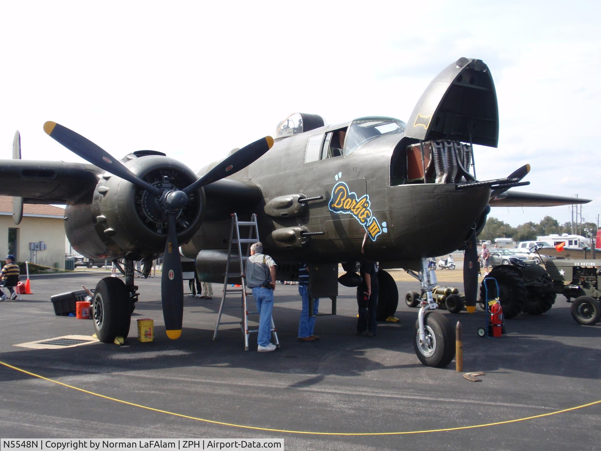 N5548N, 1943 North American B-25H Mitchell C/N 98-21107, Taken in Zephyrhills,FL