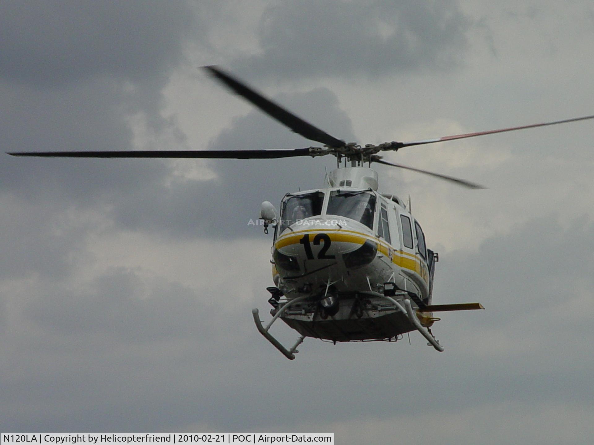 N120LA, 2007 Bell 412EP C/N 36455, Here's looking at you