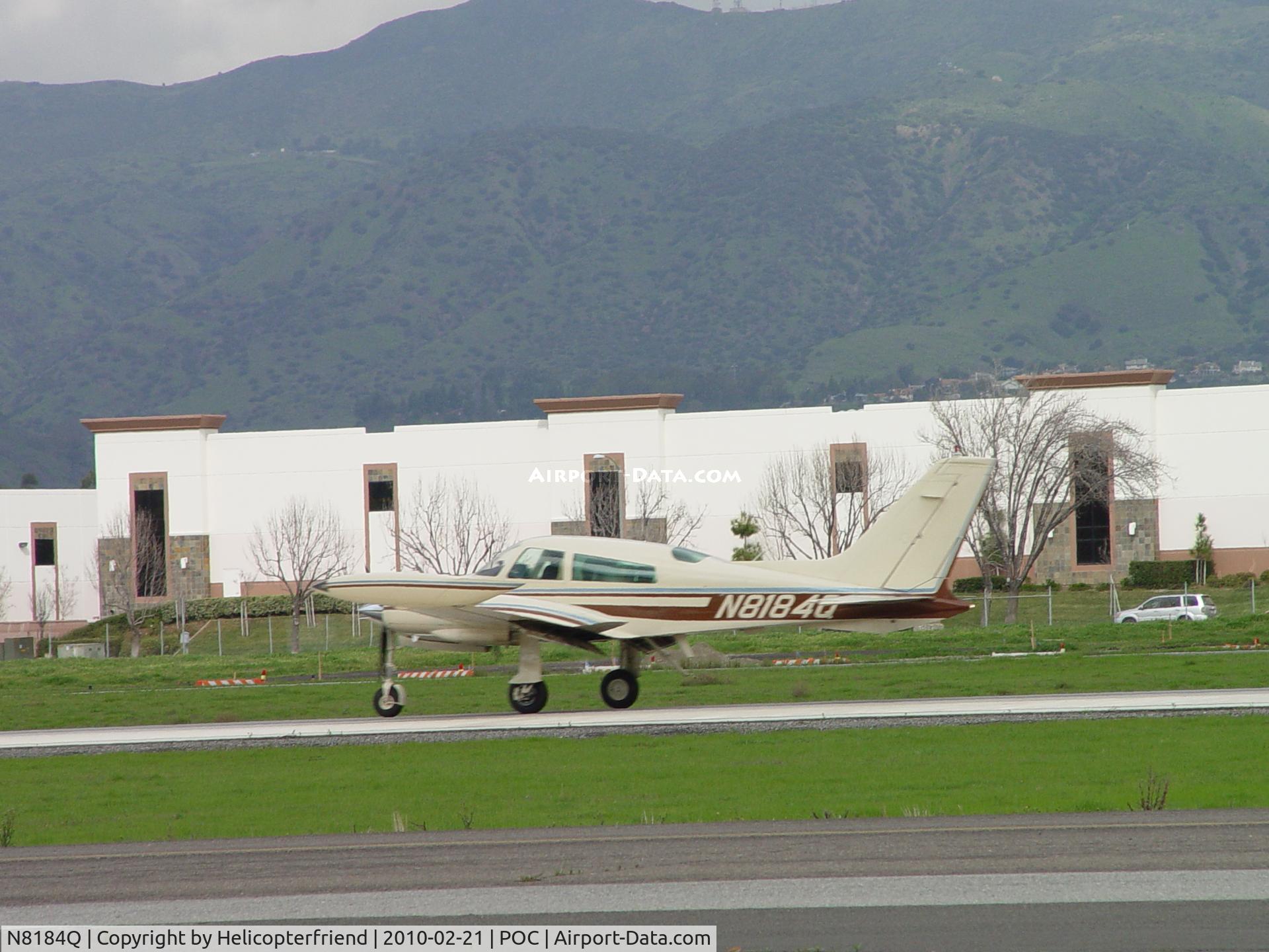 N8184Q, 1972 Cessna 310Q C/N 310Q0636, Westbound runway 26L