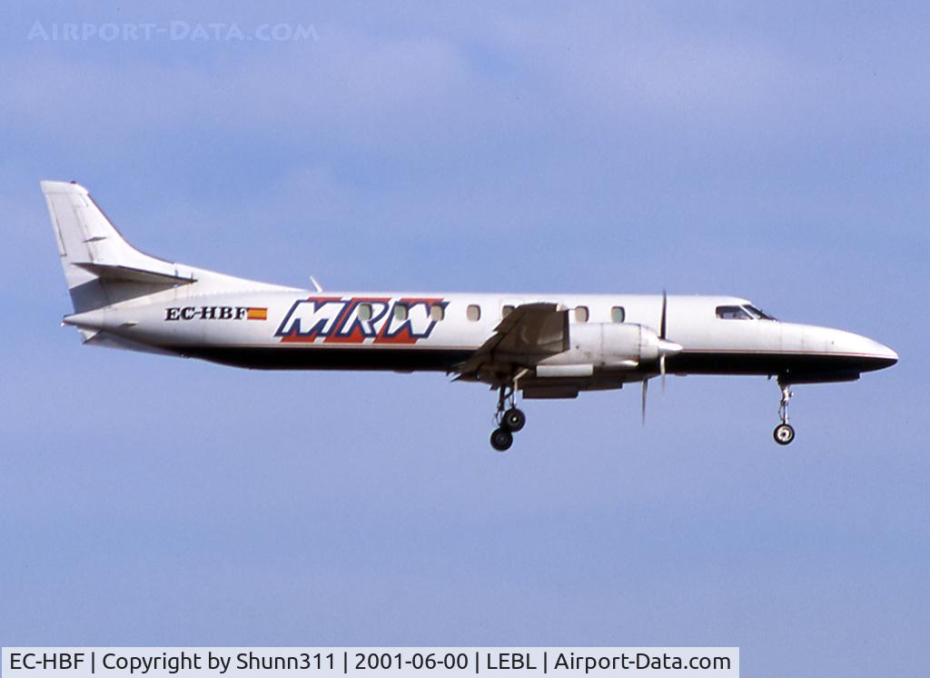 EC-HBF, 1980 Swearingen SA-226AT Merlin IV C/N AT-074, Landing rwy 25