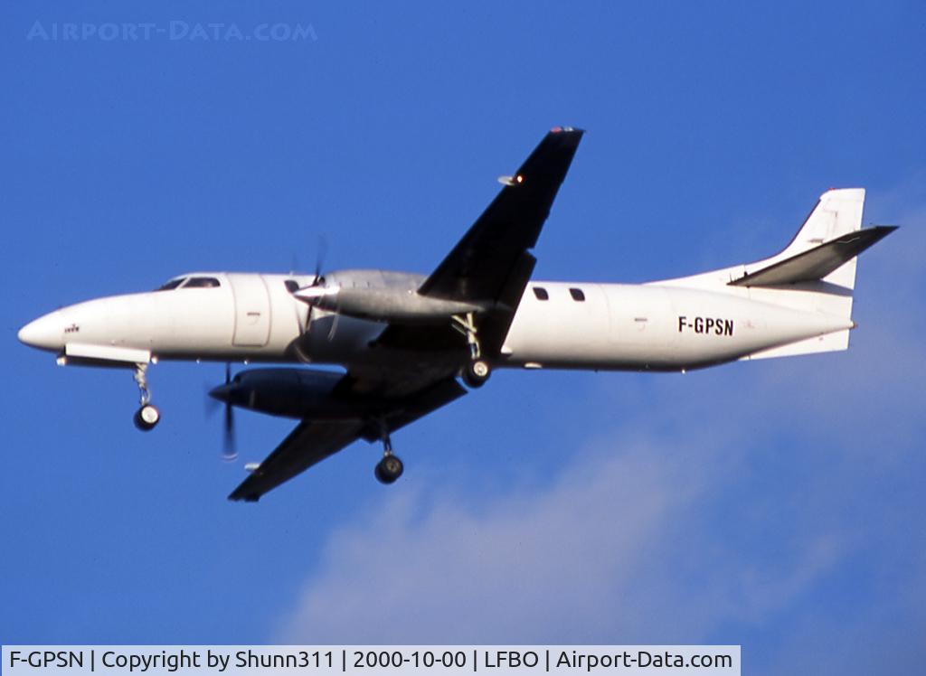 F-GPSN, 1990 Fairchild SA-227AC Metro III C/N AC-758B, Landing rwy 33L