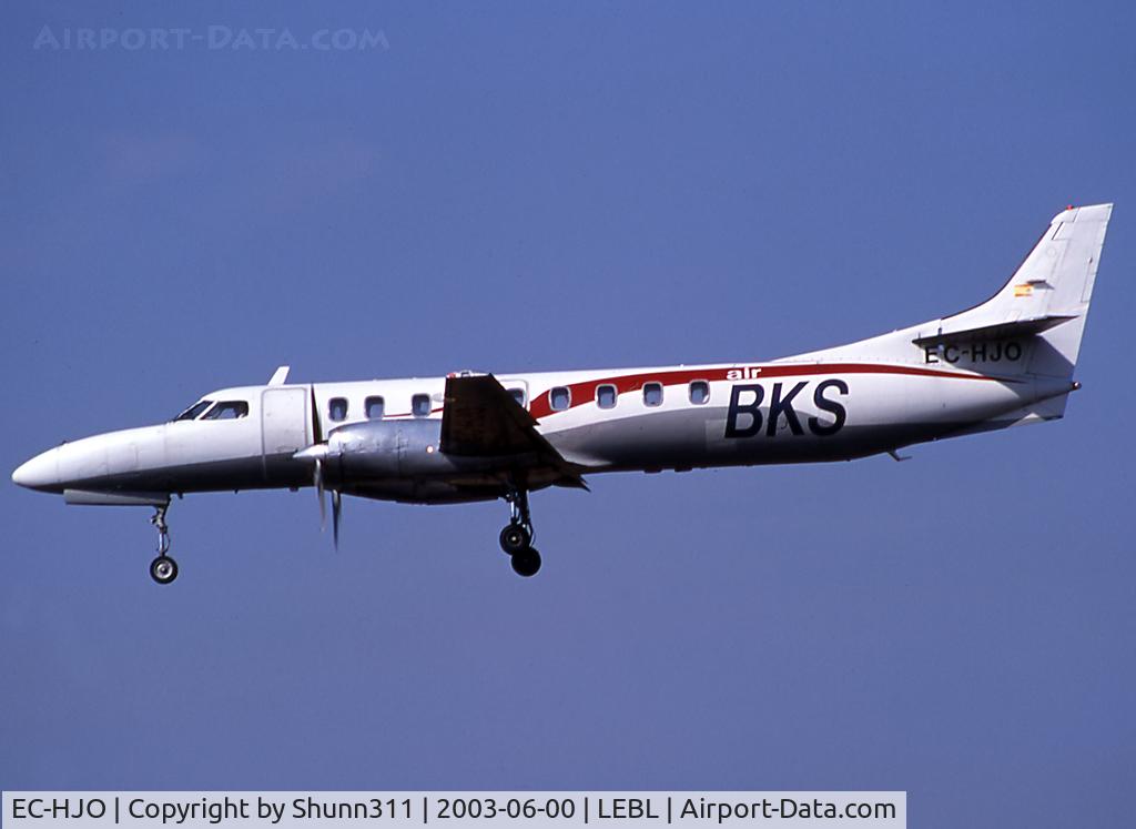 EC-HJO, 1985 Fairchild Swearingen SA-227AC Metro III C/N AC-615B, Landing rwy 25
