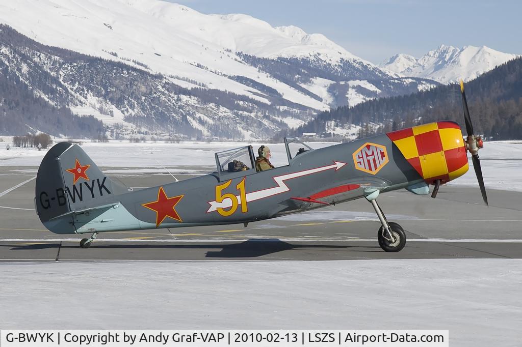 G-BWYK, 1981 Yakovlev Yak-50 C/N 812004, Yak50