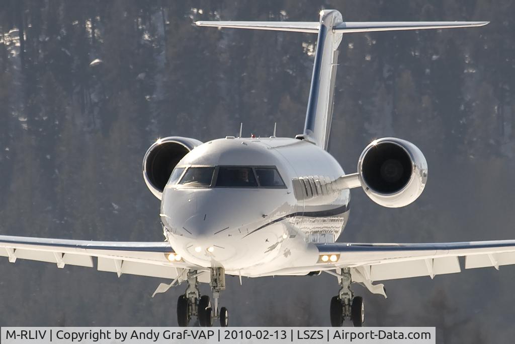 M-RLIV, 2007 Bombardier Challenger 605 (CL-600-2B16) C/N 5731, CL-605