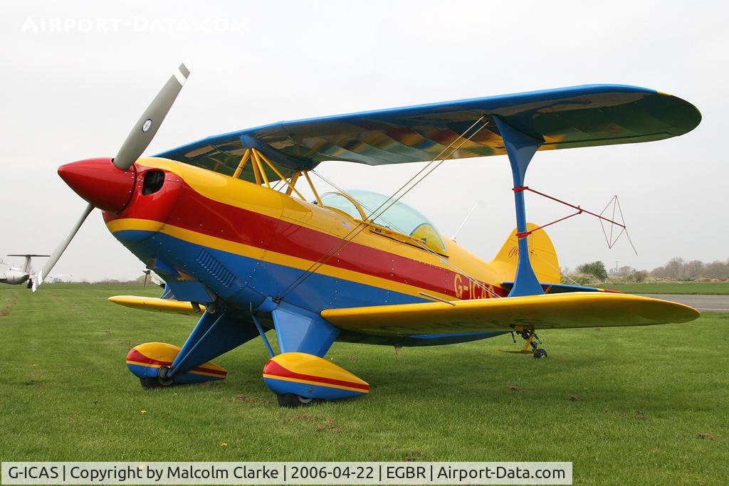 G-ICAS, 1996 Aviat Pitts S-2B Special C/N 5344, Pitts S-2B Special at Breighton Airfield in 2006.