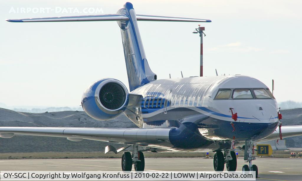 OY-SGC, 2009 Bombardier BD-700-1A11 Global 5000 C/N 9343, Execujet Europe