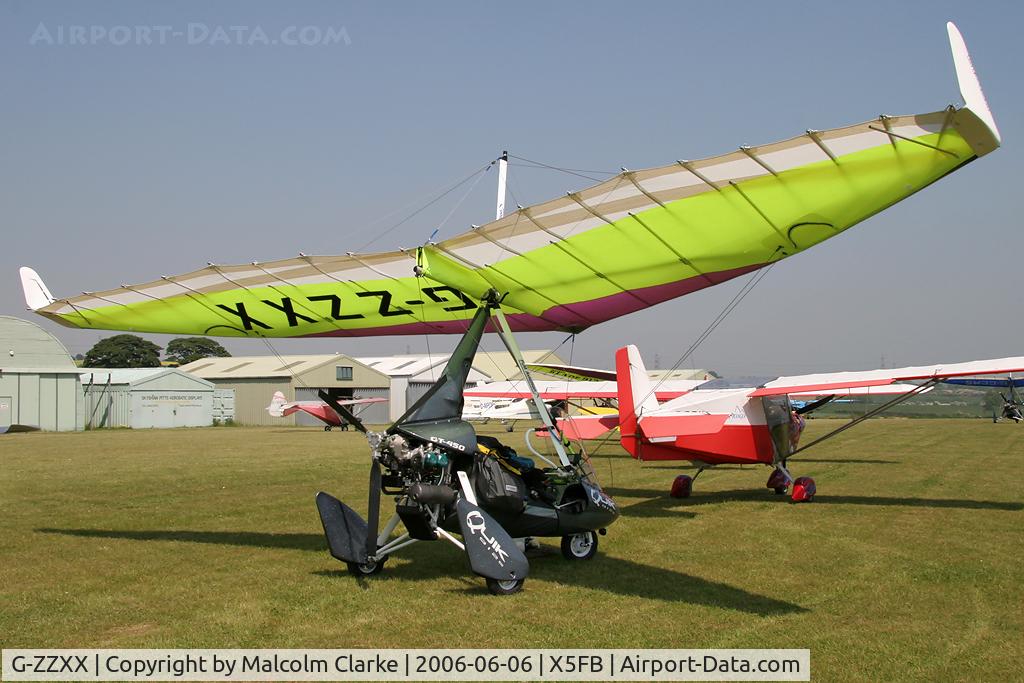 G-ZZXX, 2006 P&M Aviation Quik GT450 C/N 8177, P & M Aviation Quik GT450 at Fishburn Airfield in 2006.