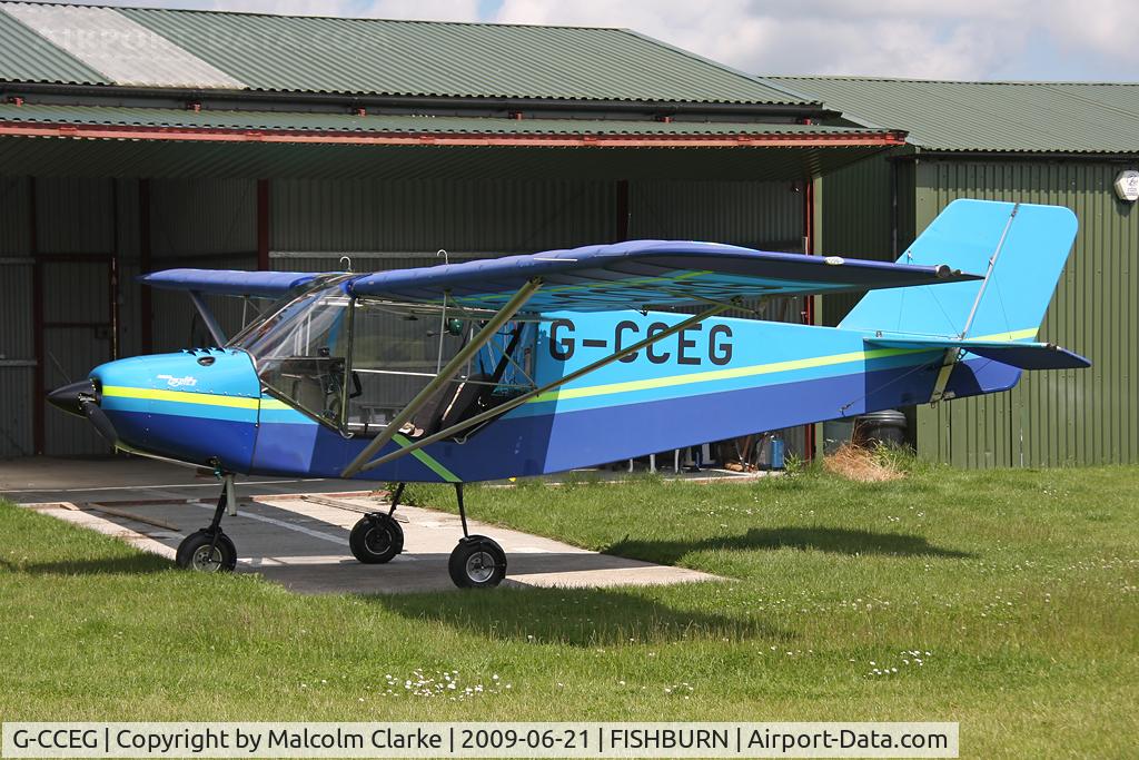 G-CCEG, 2003 Rans S-6ES Coyote II C/N PFA 204-13831, Rans S-6ES/TR Coyote II at Fishburn Airfield in 2009.
