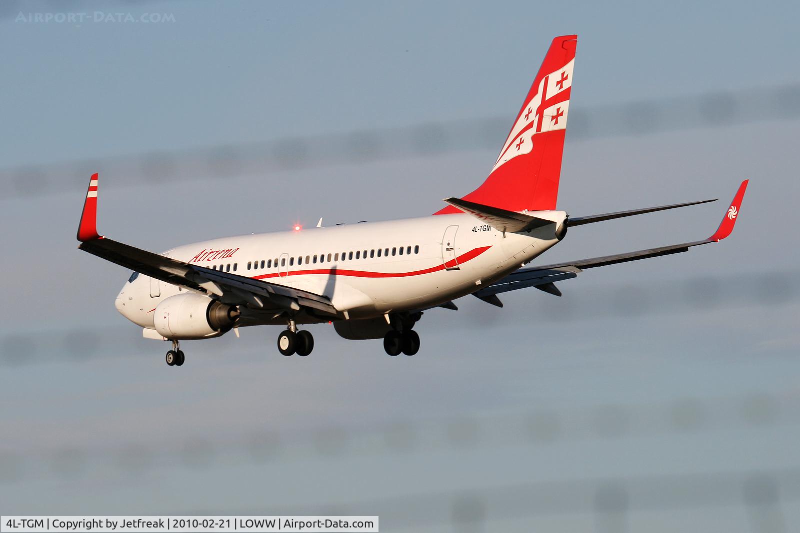 4L-TGM, 2003 Boeing 737-790 C/N 33012, Airzena Georgian Airways 2003 Boeing 737-790, c/n: 33012 ; beacon