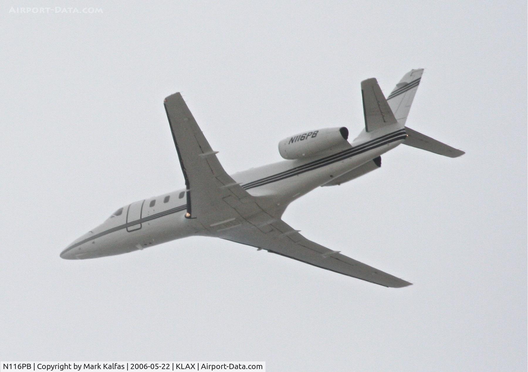 N116PB, 1989 Israel Aircraft Industries 1125 Westwind Astra C/N 032, Pelican Air Llc, Israel Aircraft Industries 1125 WESTWIND ASTRA, departing RWY 25L KLAX