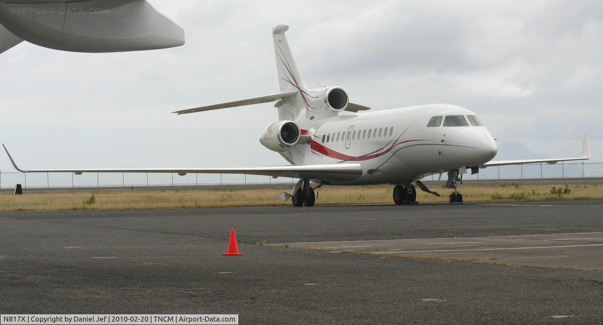N817KA, 2007 Hawker Beechcraft Corp B300C King Air C/N FM-17, N817X park on the east ramp at TNCM