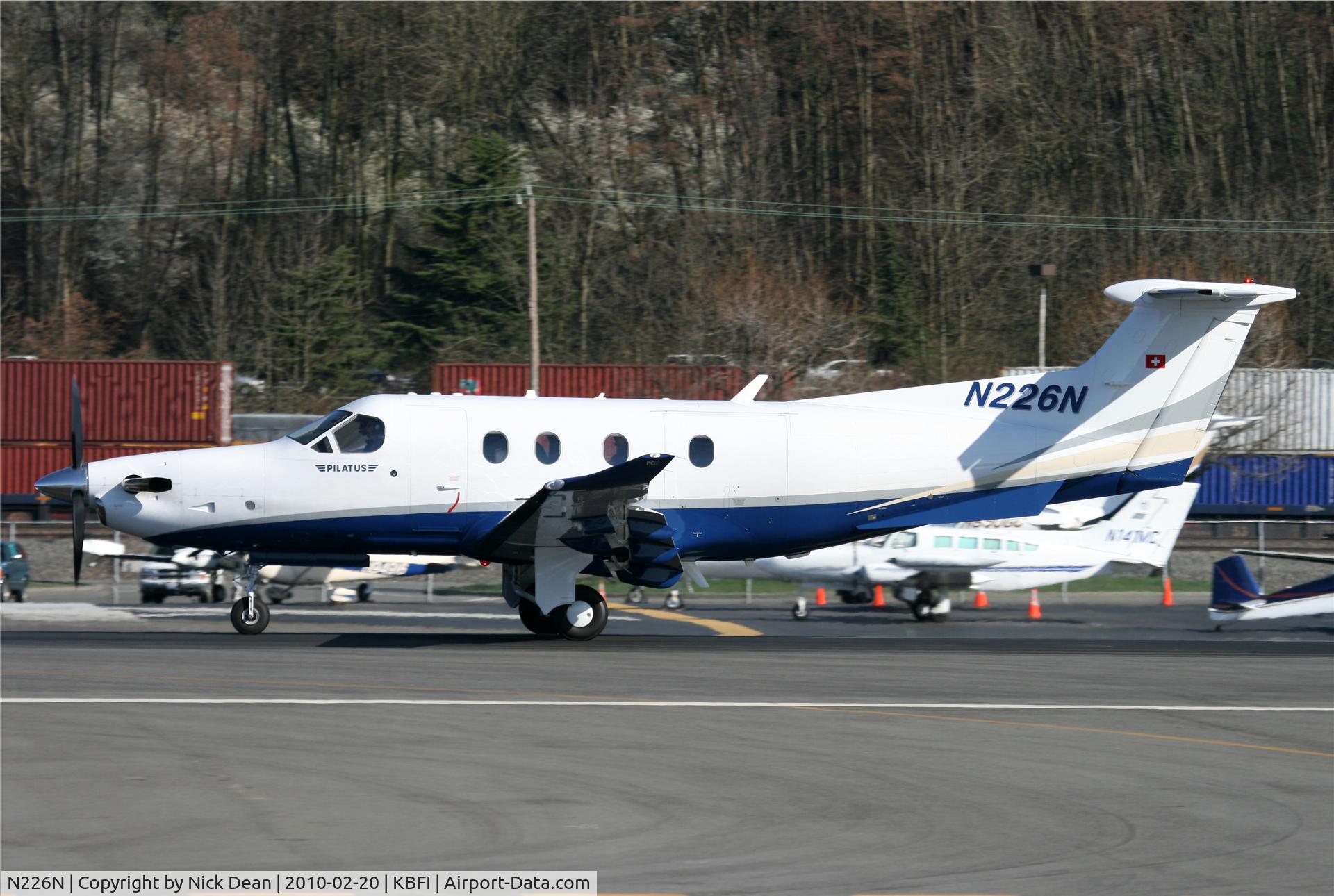 N226N, 2008 Pilatus PC-12/47E C/N 1051, KBFI