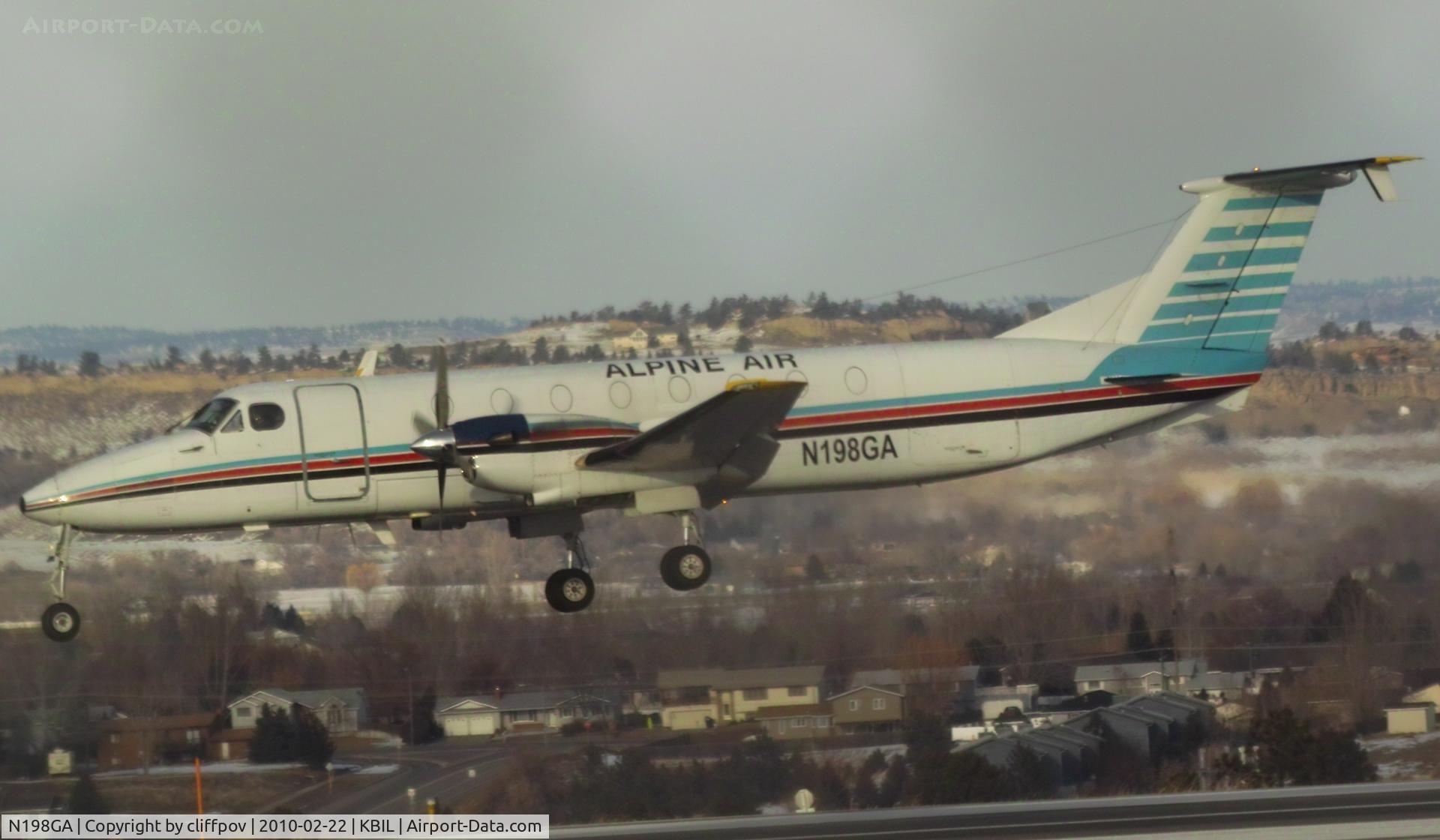 N198GA, 1984 Beech 1900C C/N UB-5, Beech 1900 Alpine Air