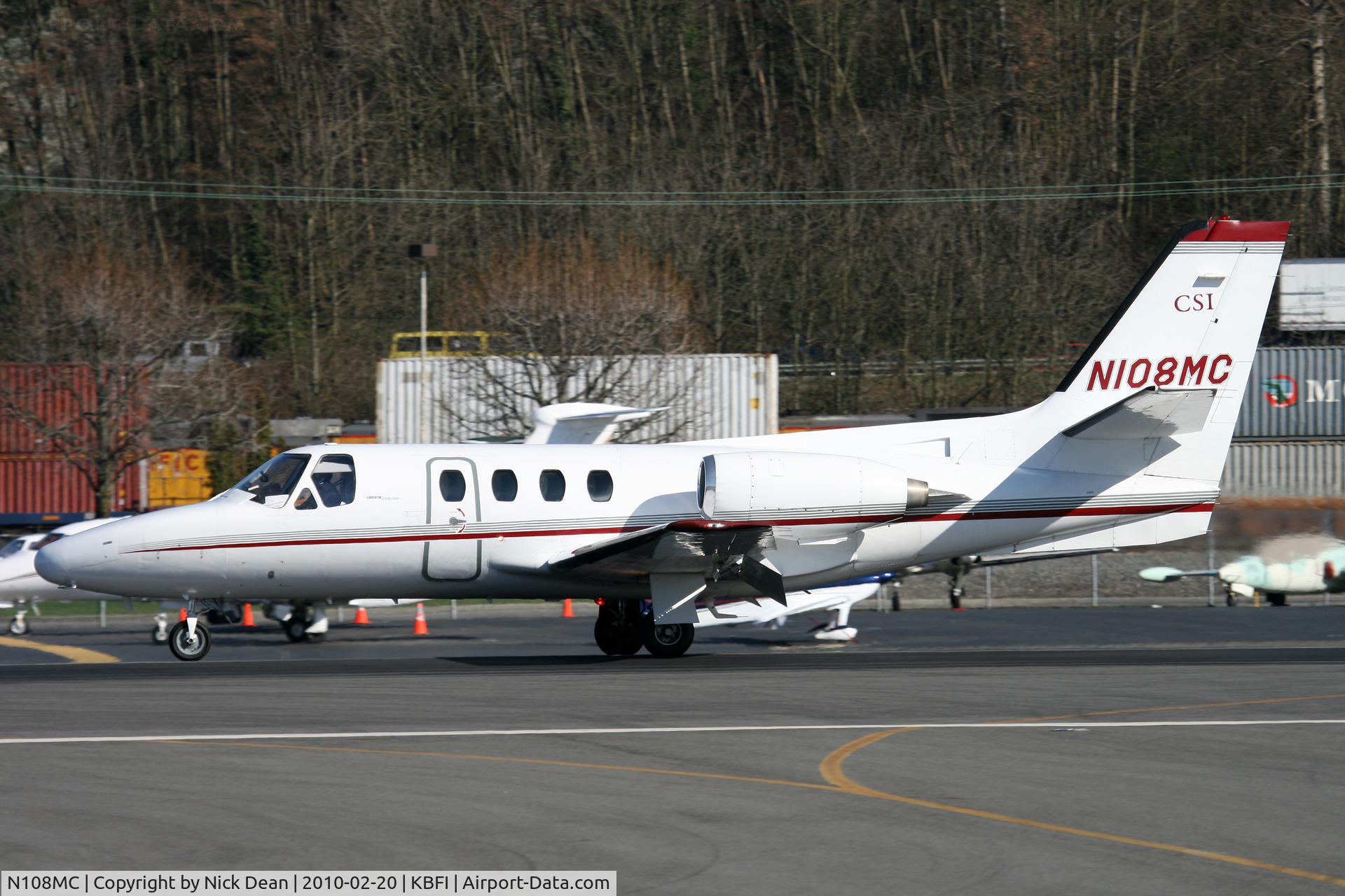 N108MC, 1976 Cessna 500 C/N 500-0322, KBFI