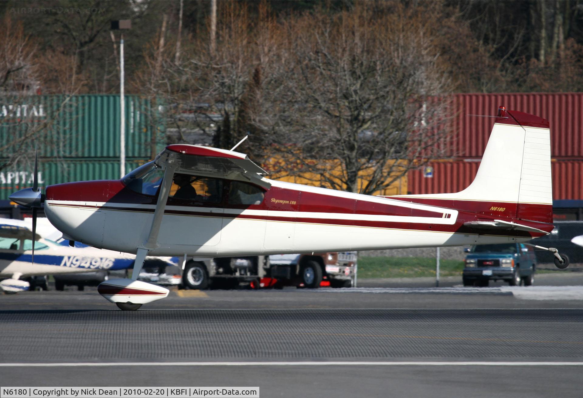 N6180, Cessna 180A C/N 32966, KBFI