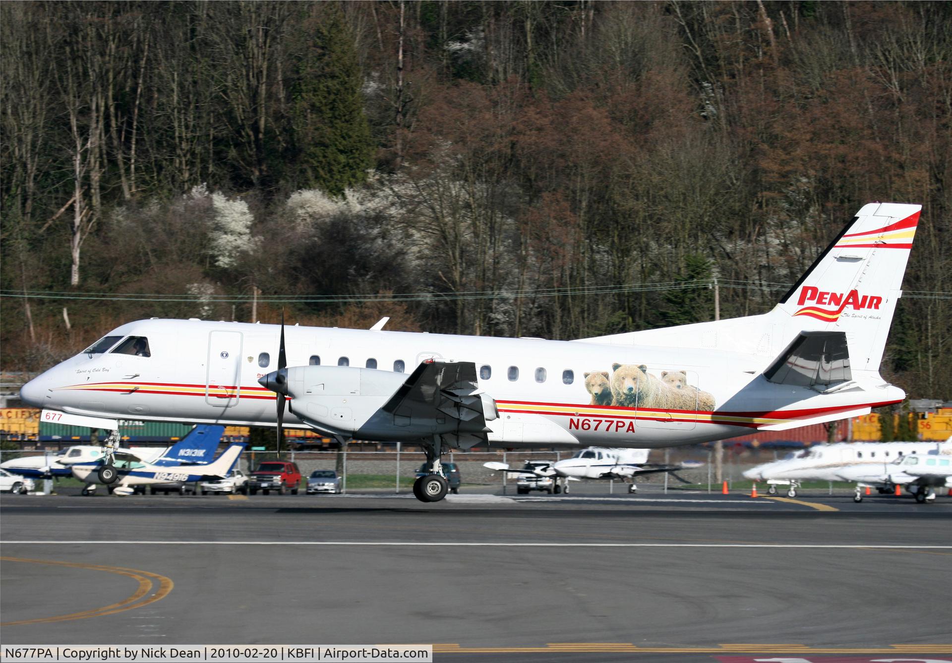 N677PA, 1992 Saab 340B C/N 340B-328, KBFI