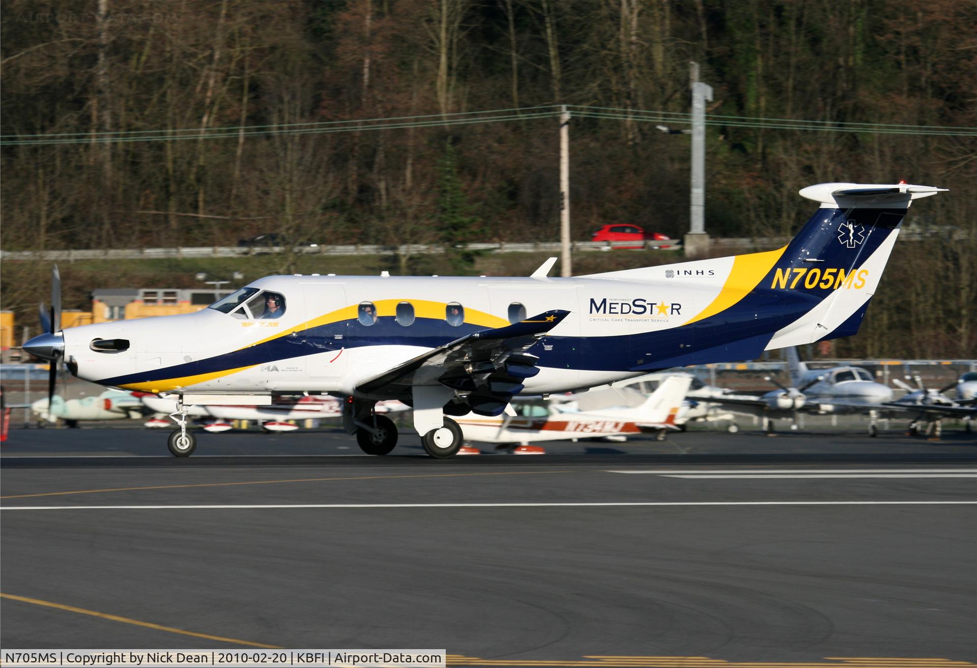 N705MS, 2009 Pilatus PC-12/47E C/N 1134, KBFI