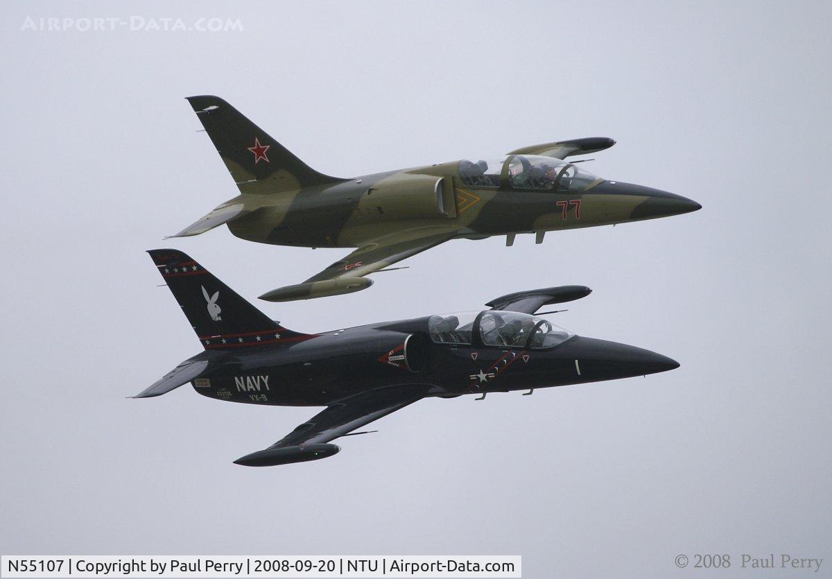 N55107, 1984 Aero L-39C Albatros C/N 433136, Flying welded wing with N995X