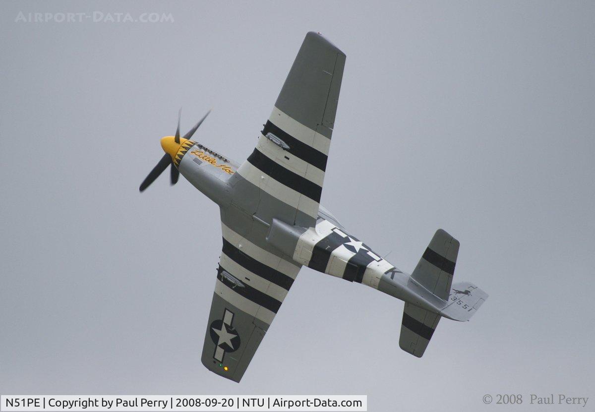 N51PE, North American F-51D Mustang C/N 45-11586, Love watching and listening to a Mustang climb