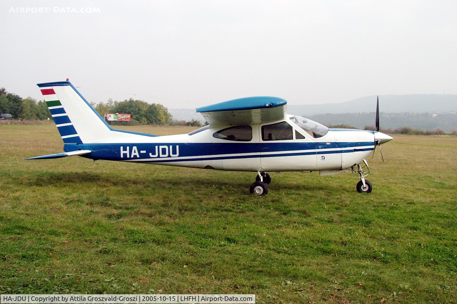 HA-JDU, 1972 Reims F177RG Cardinal RG C/N 0063, Farkashegy Airfield Hungary