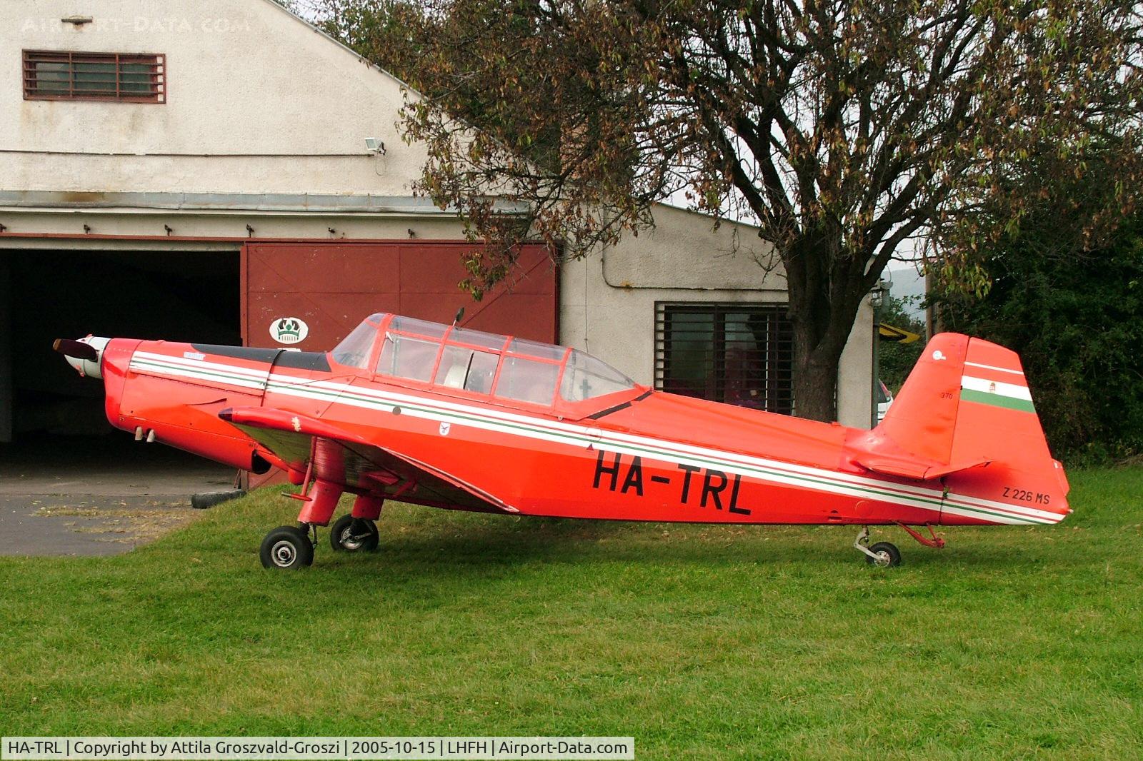 HA-TRL, 1961 Zlin Z-226T Trener 6 C/N 370, Farkashegy Airfield Hungary