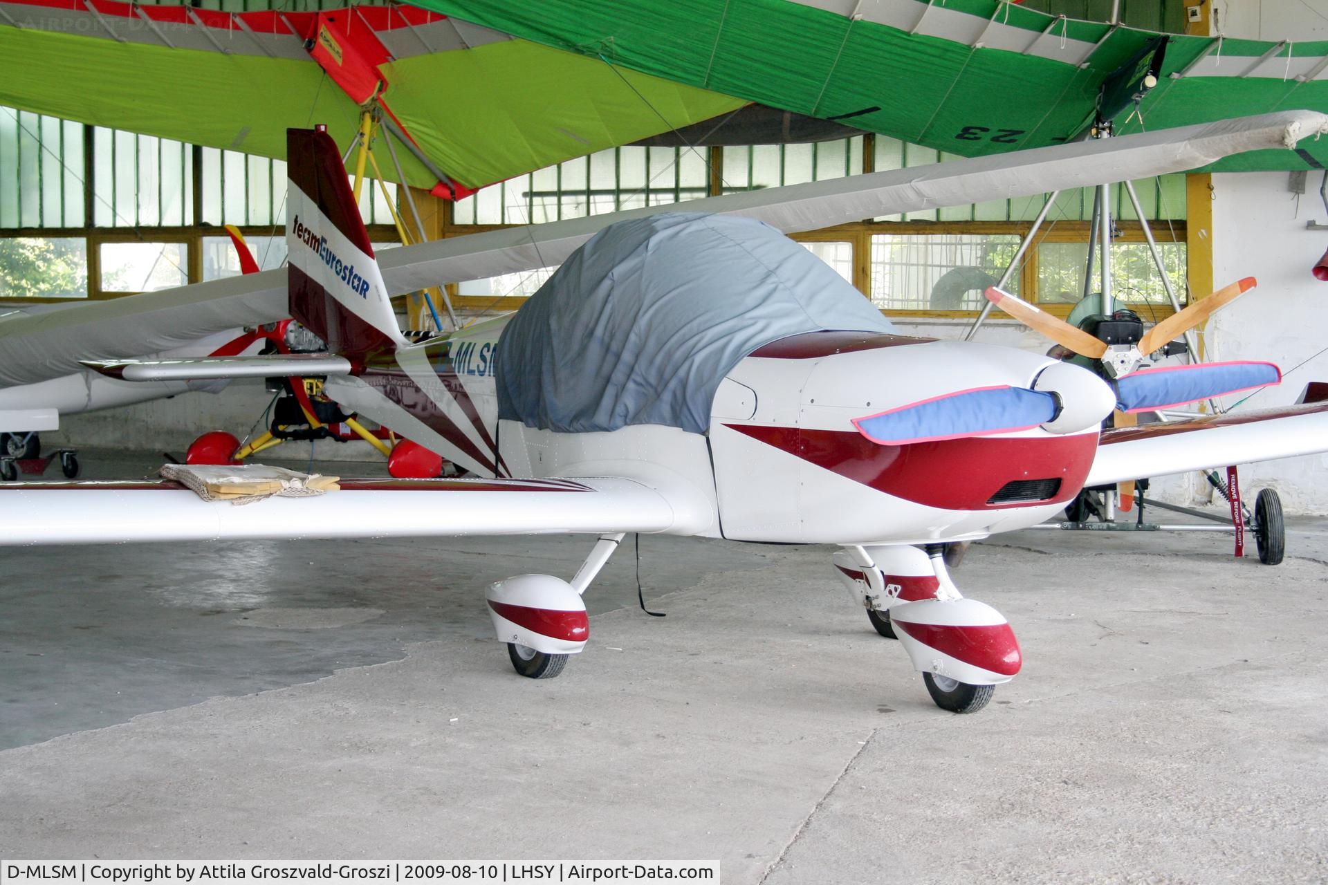 D-MLSM, 2000 Evektor-Aerotechnik EV-97 Eurostar C/N Not found D-MLSM, Szombathely Airport - Hangar