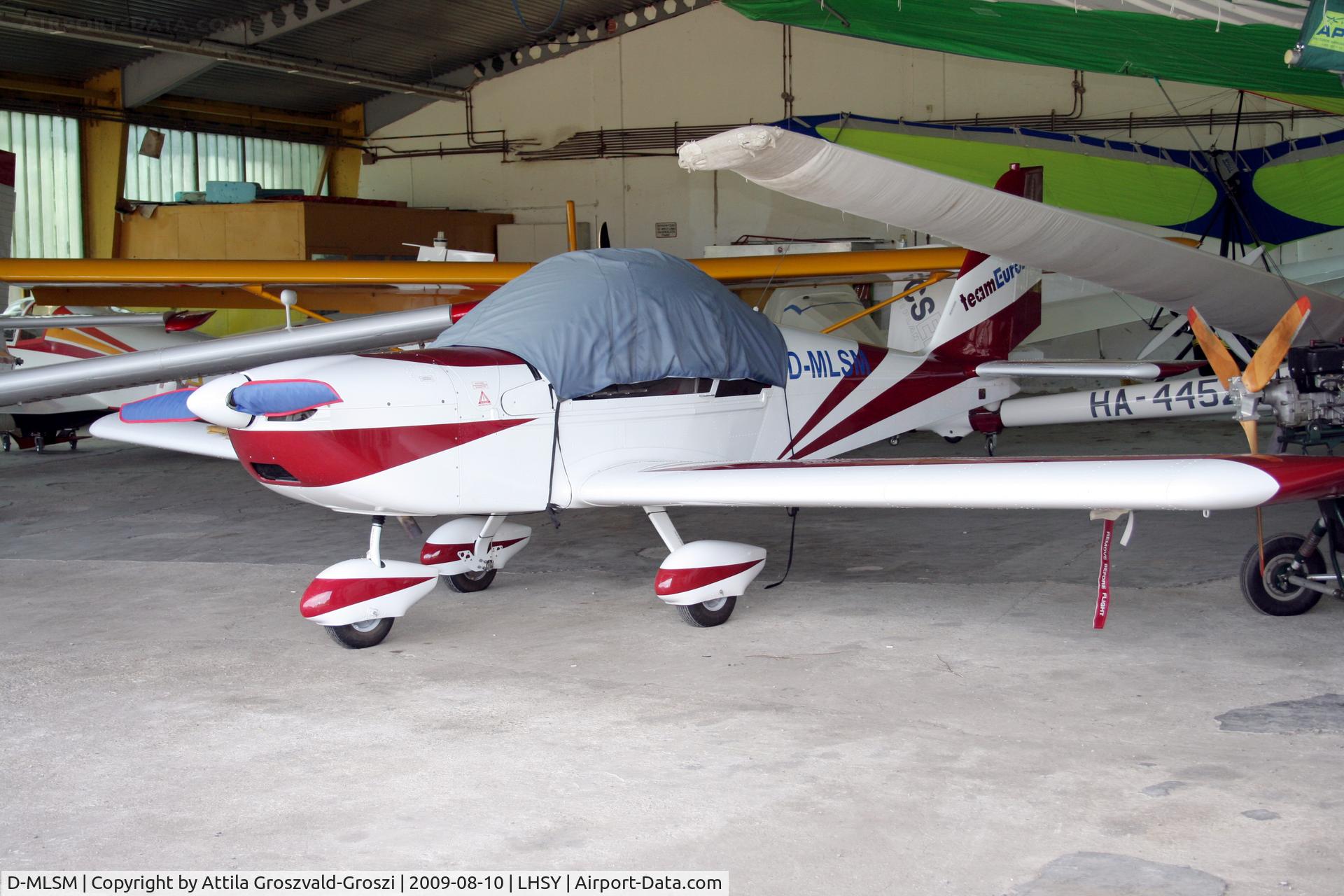 D-MLSM, 2000 Evektor-Aerotechnik EV-97 Eurostar C/N Not found D-MLSM, Szombathely Airport - Hangar