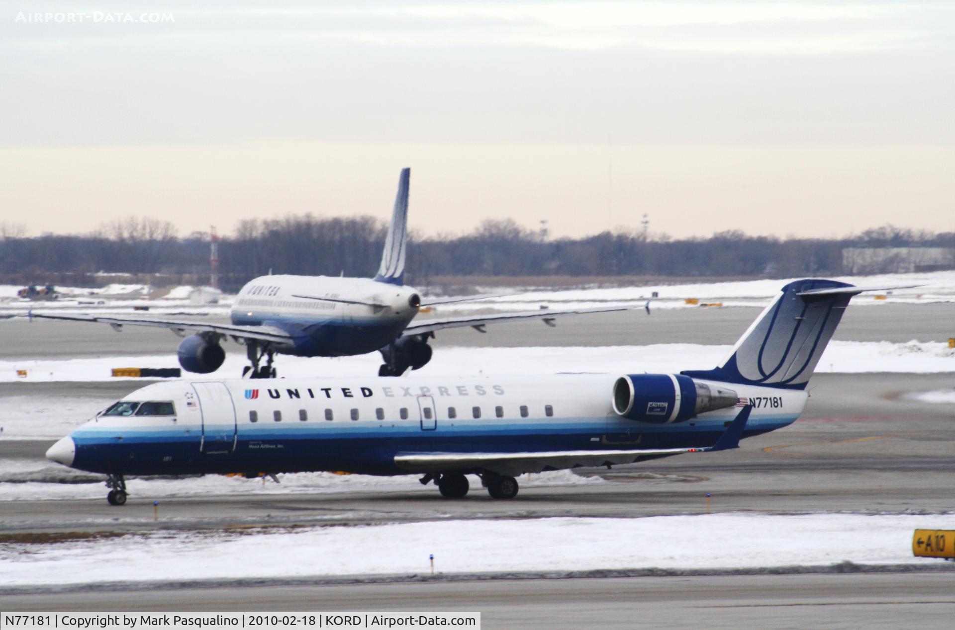 N77181, 1997 Canadair CRJ-200LR (CL-600-2B19) C/N 7181, CL-600-2B19