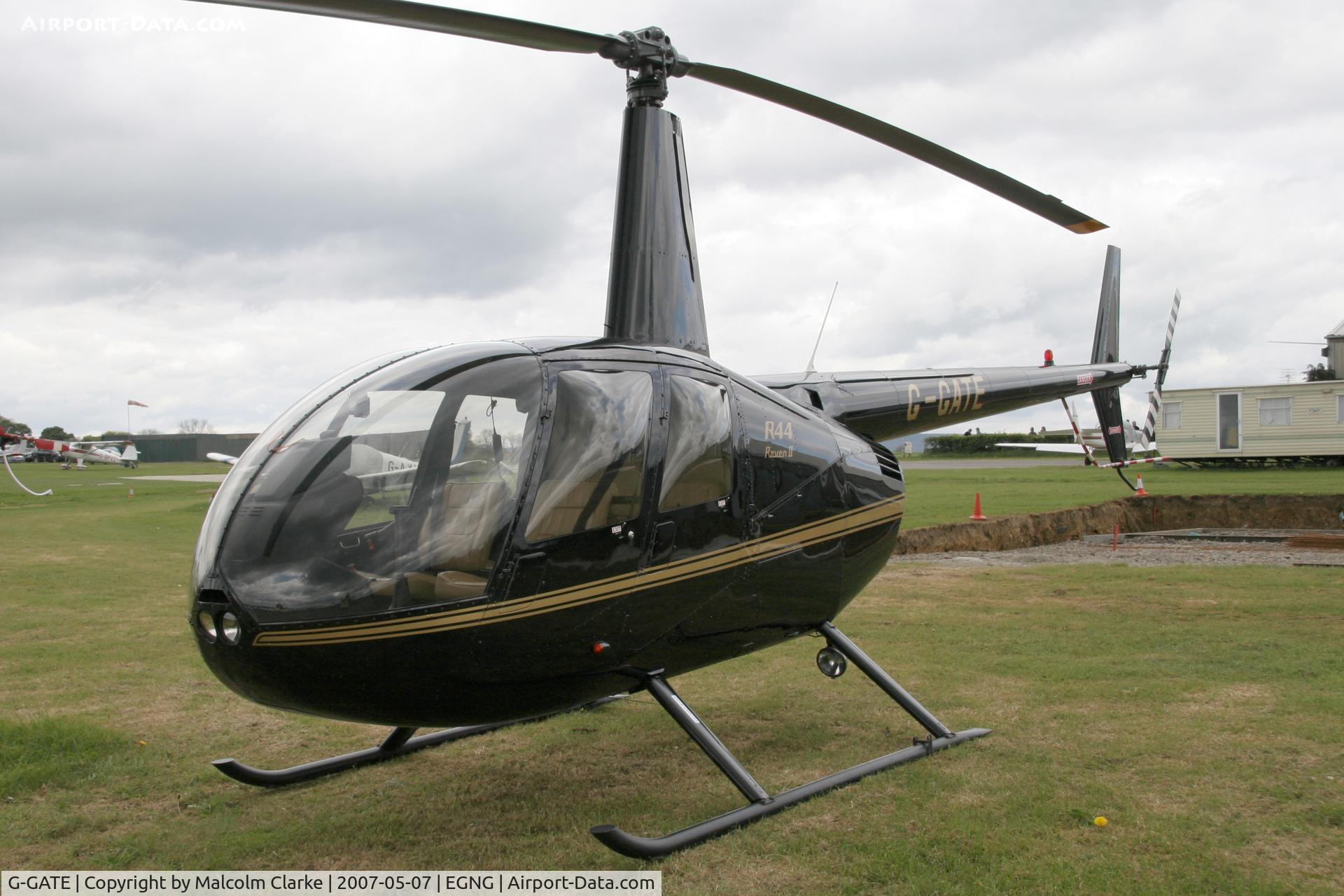 G-GATE, 2004 Robinson R44 Raven II C/N 10448, Robinson R-44 Raven At Bagby Airfield's May Fly-In in 2007.