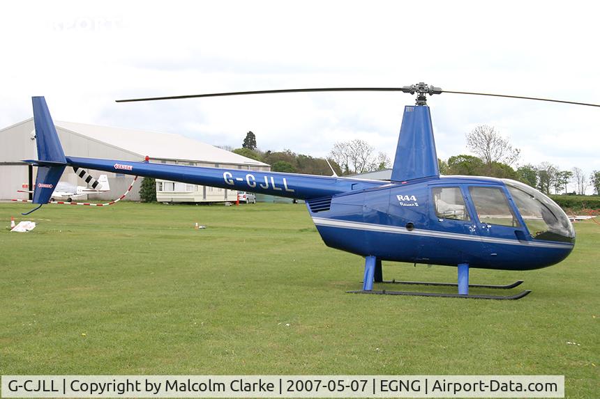 G-CJLL, 2007 Robinson R44 Raven II C/N 11588, Robinson R-44 Raven II At Bagby Airfield's May Fly-In in 2007.