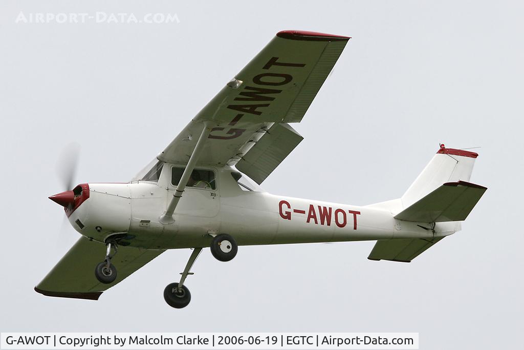 G-AWOT, 1968 Reims Cessna F150H C/N 0389, Reims F150H at Cranfield Airport in 2006.