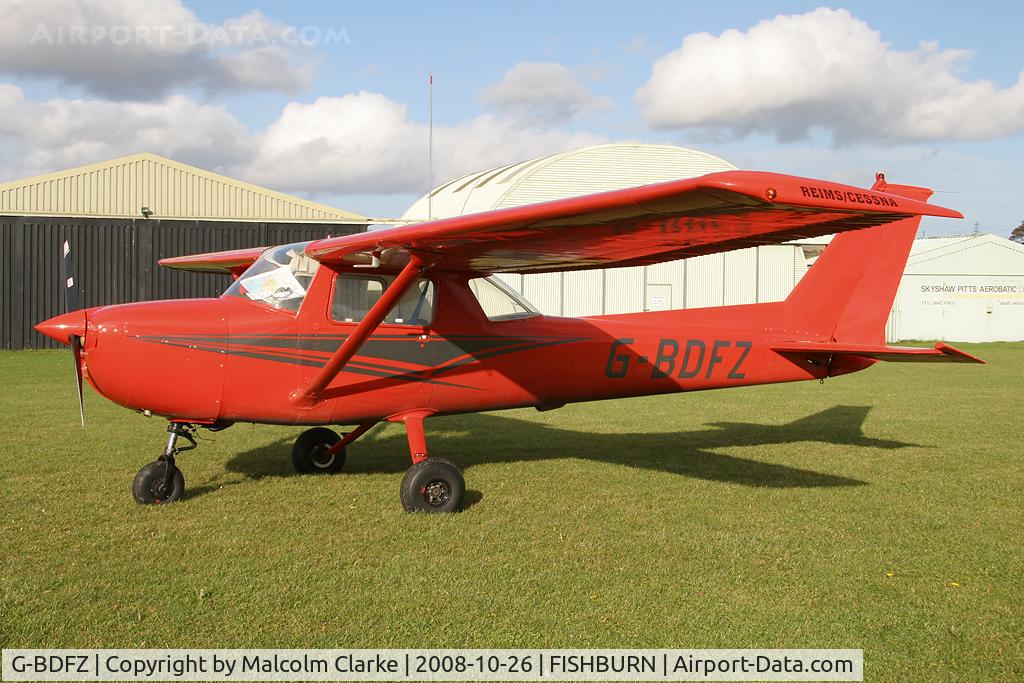 G-BDFZ, 1975 Reims F150M C/N 1184, Reims F150M at Fishburn Airfield, UK in 2008.
