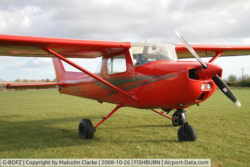 G-BDFZ, 1975 Reims F150M C/N 1184, Reims F150M at Fishburn Airfield, UK in 2008.
