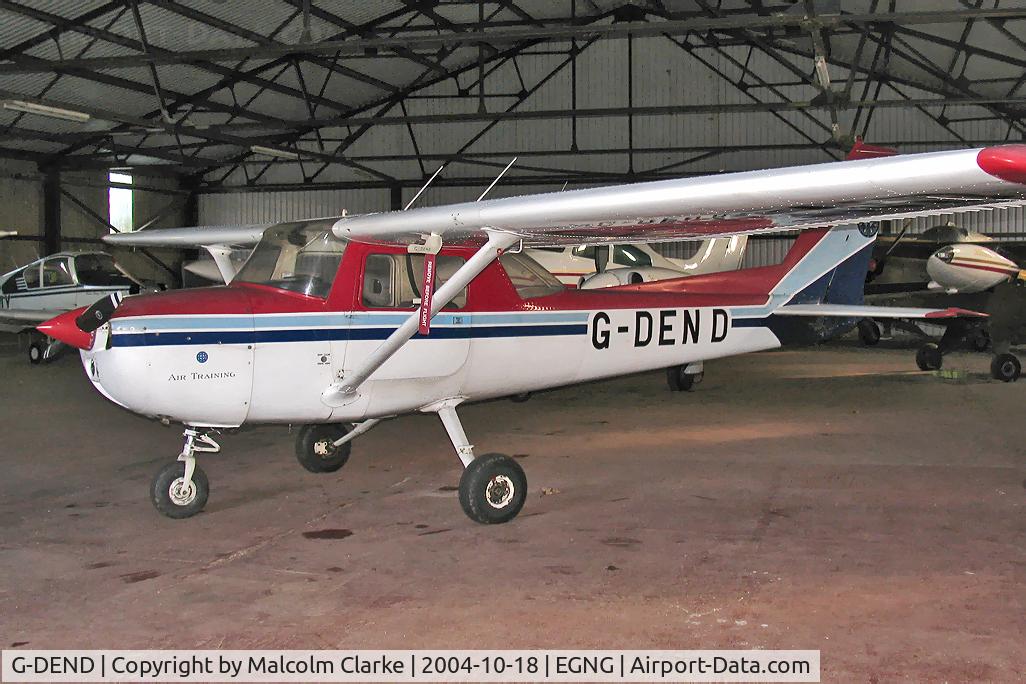 G-DEND, 1975 Reims Cessna F150M C/N 1201, Reims F150M at Bagby Airfield, UK in 2004.